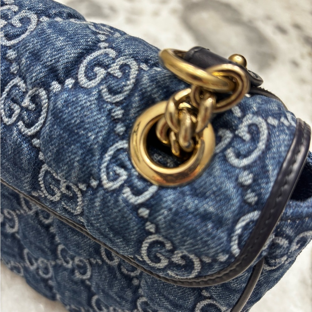 Gucci GG MARMONT SMALL SHOULDER BAG *Perfect for Summer* - Picture 8 of 13